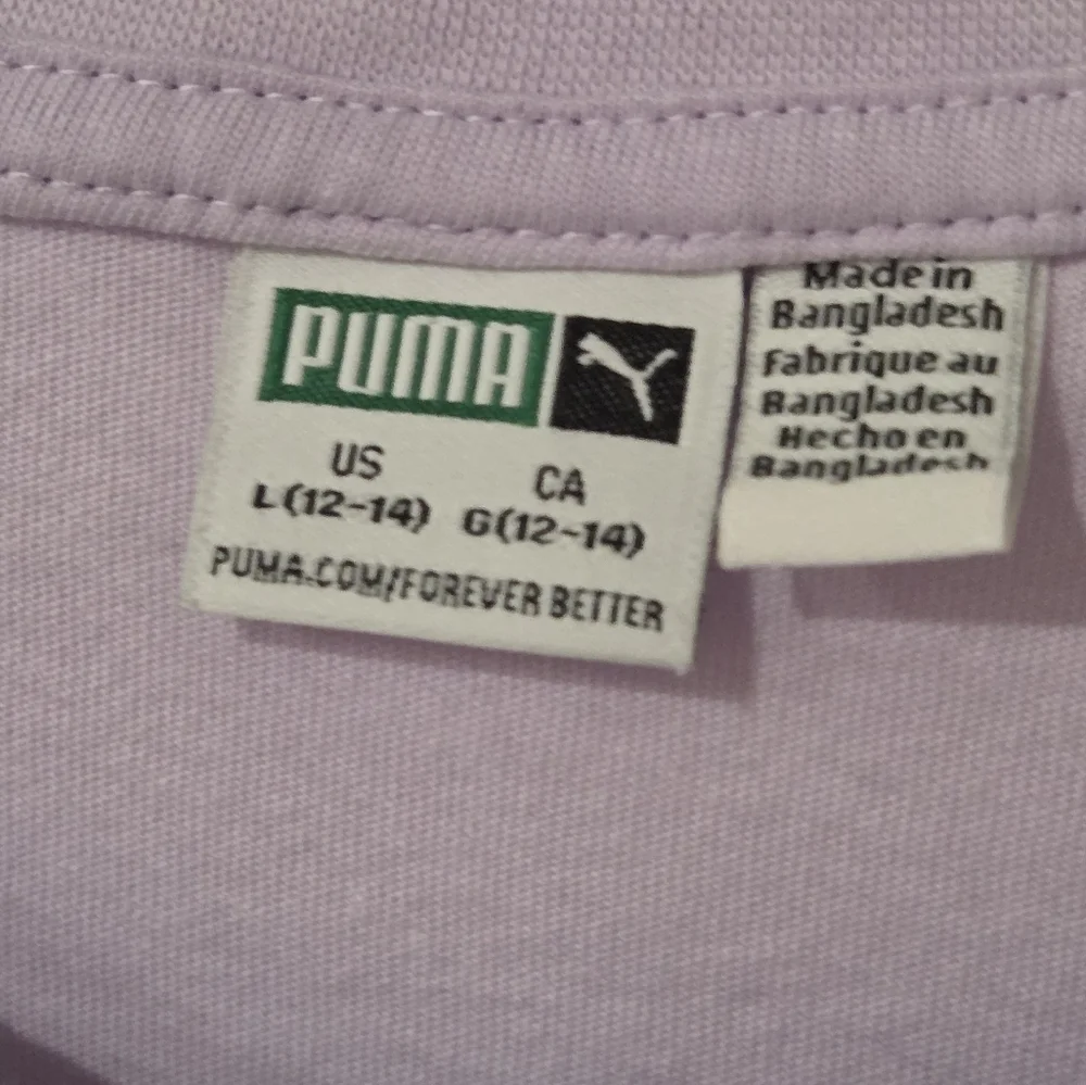 PUMA Lavender Long Sleeve Shirt